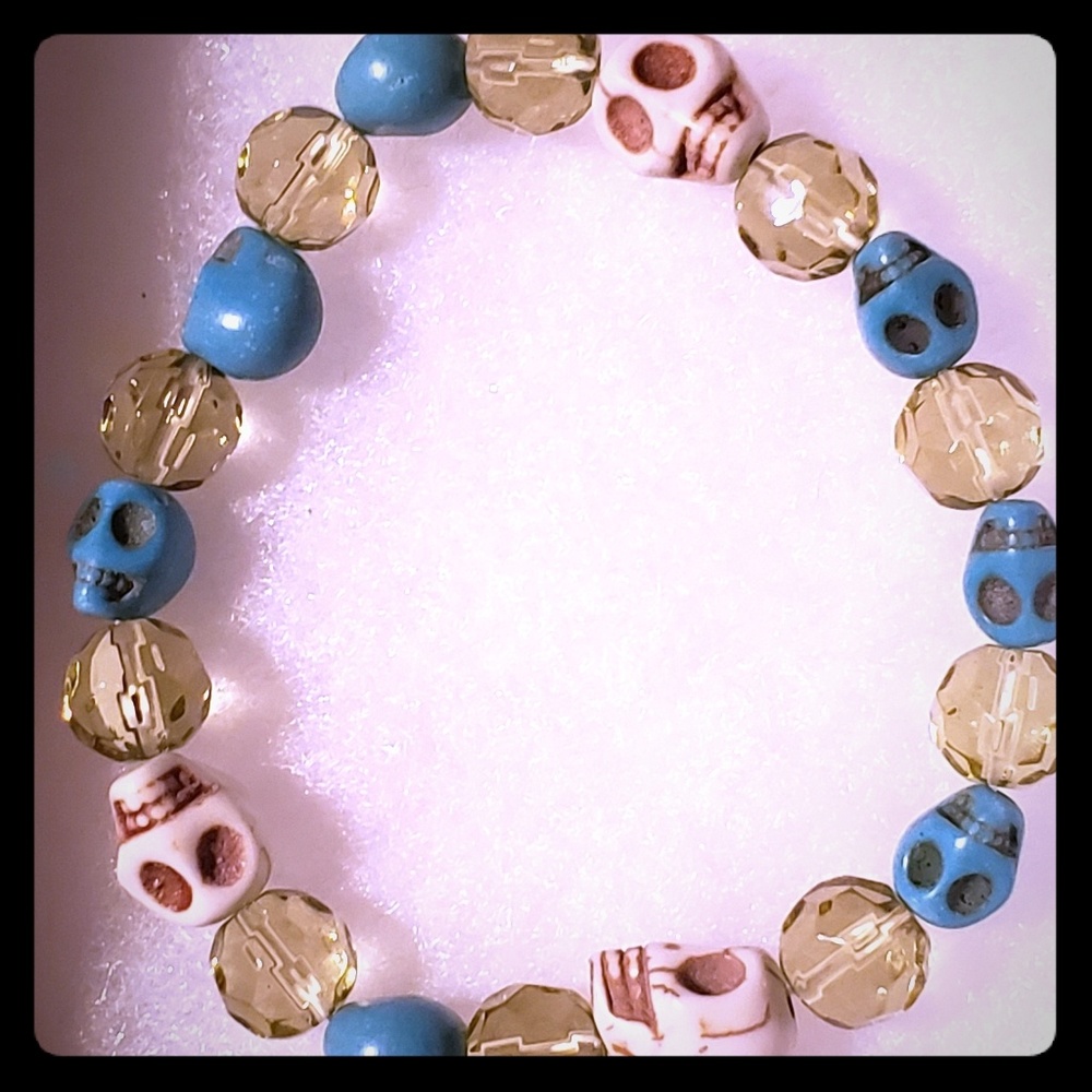 Women's or girls fashion skull bracelet